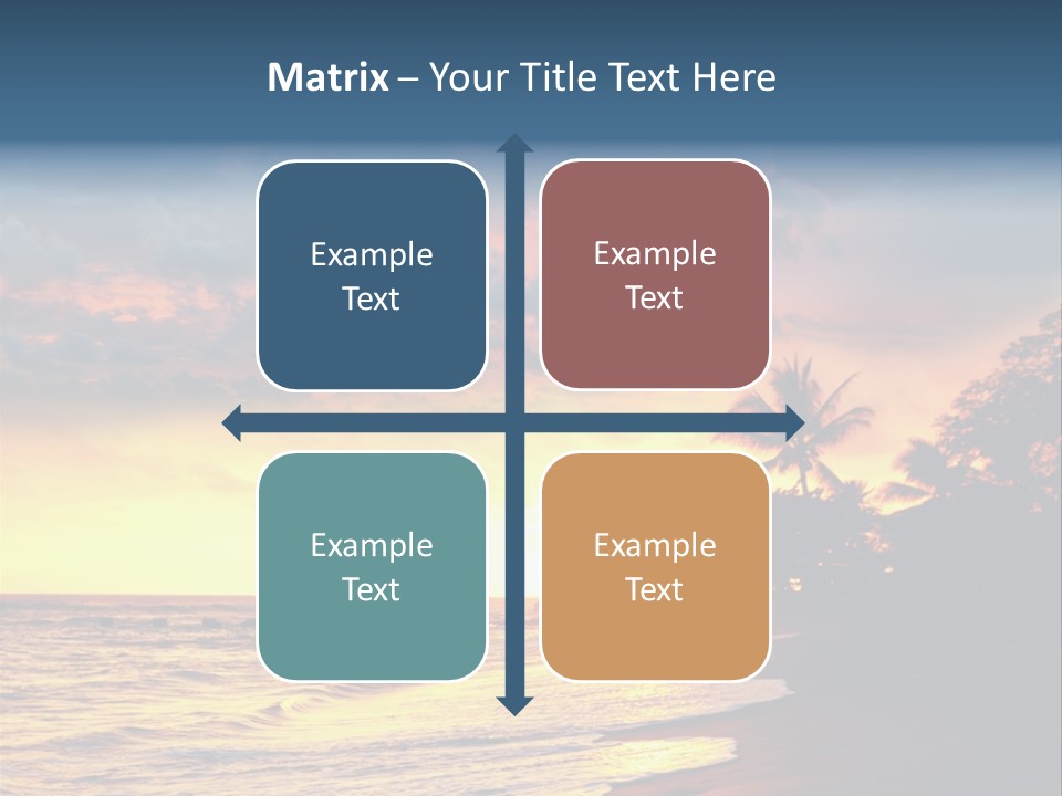 Ocean Duck Tropical Beach PowerPoint Template