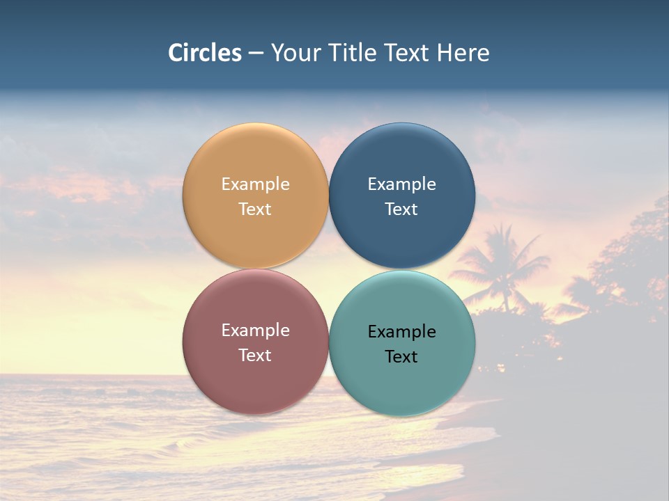 Ocean Duck Tropical Beach PowerPoint Template