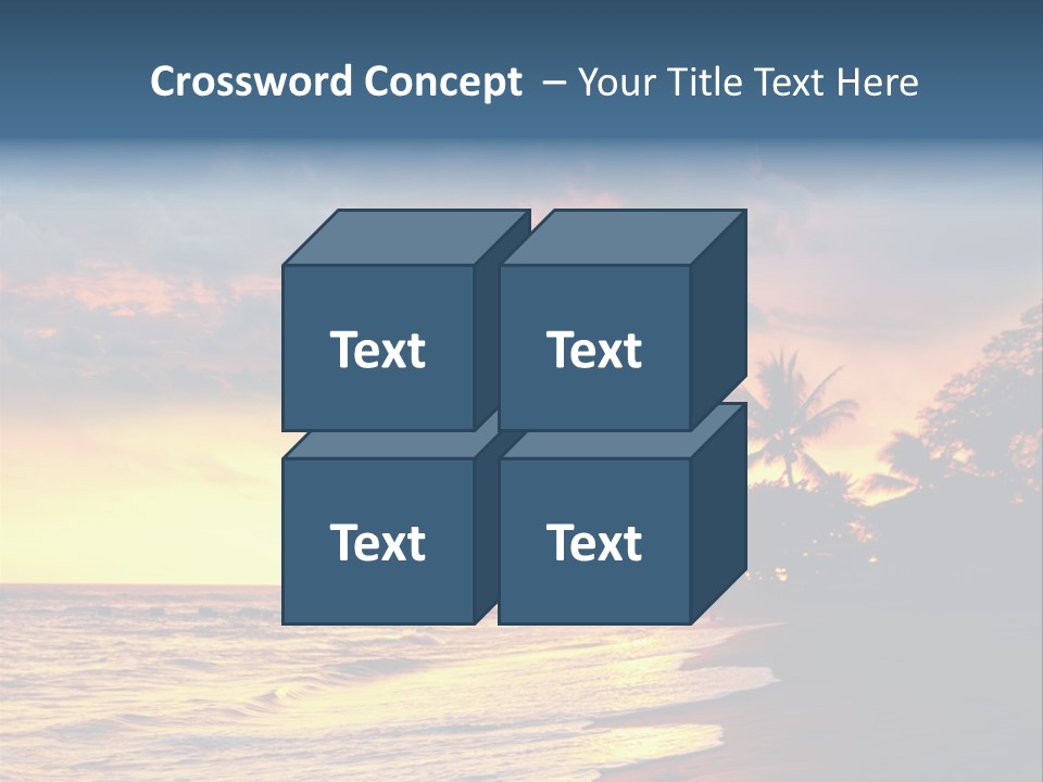 Ocean Duck Tropical Beach PowerPoint Template