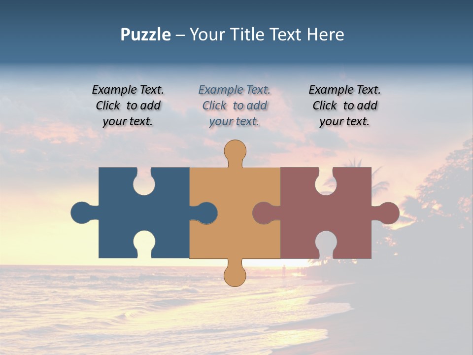 Ocean Duck Tropical Beach PowerPoint Template