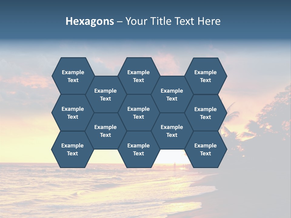 Ocean Duck Tropical Beach PowerPoint Template