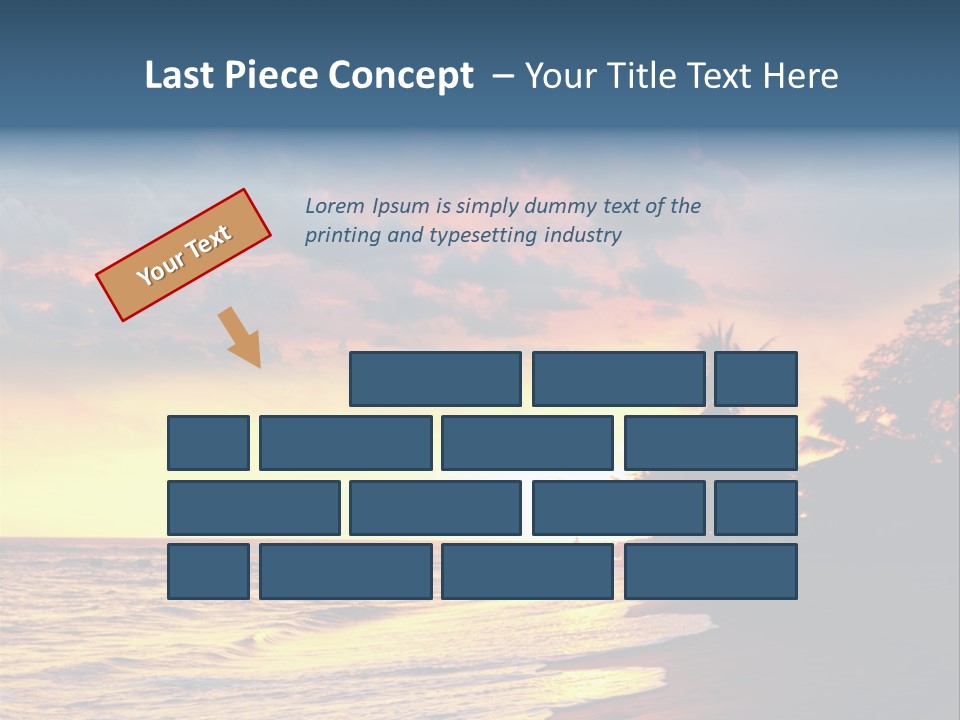 Ocean Duck Tropical Beach PowerPoint Template