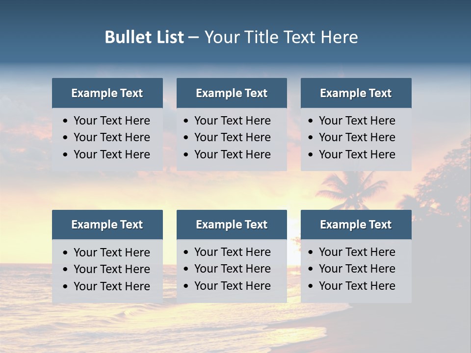 Ocean Duck Tropical Beach PowerPoint Template