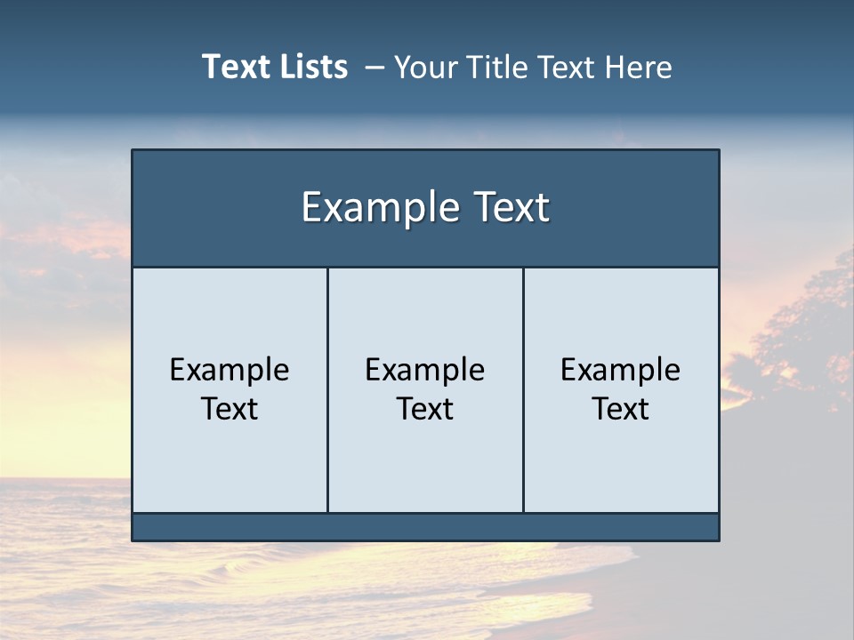 Ocean Duck Tropical Beach PowerPoint Template