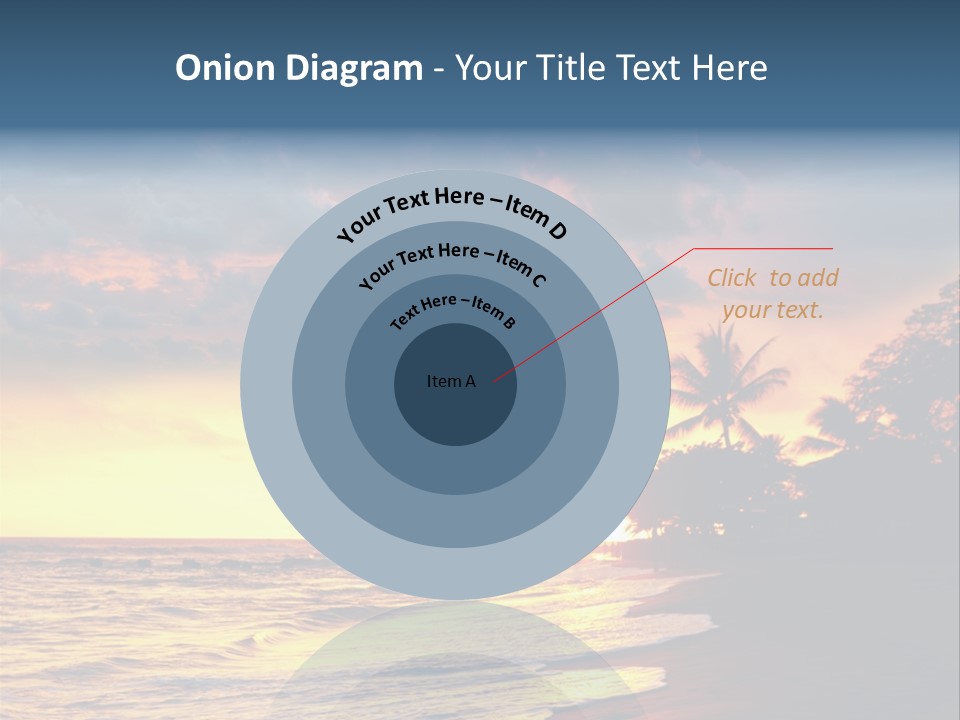 Ocean Duck Tropical Beach PowerPoint Template