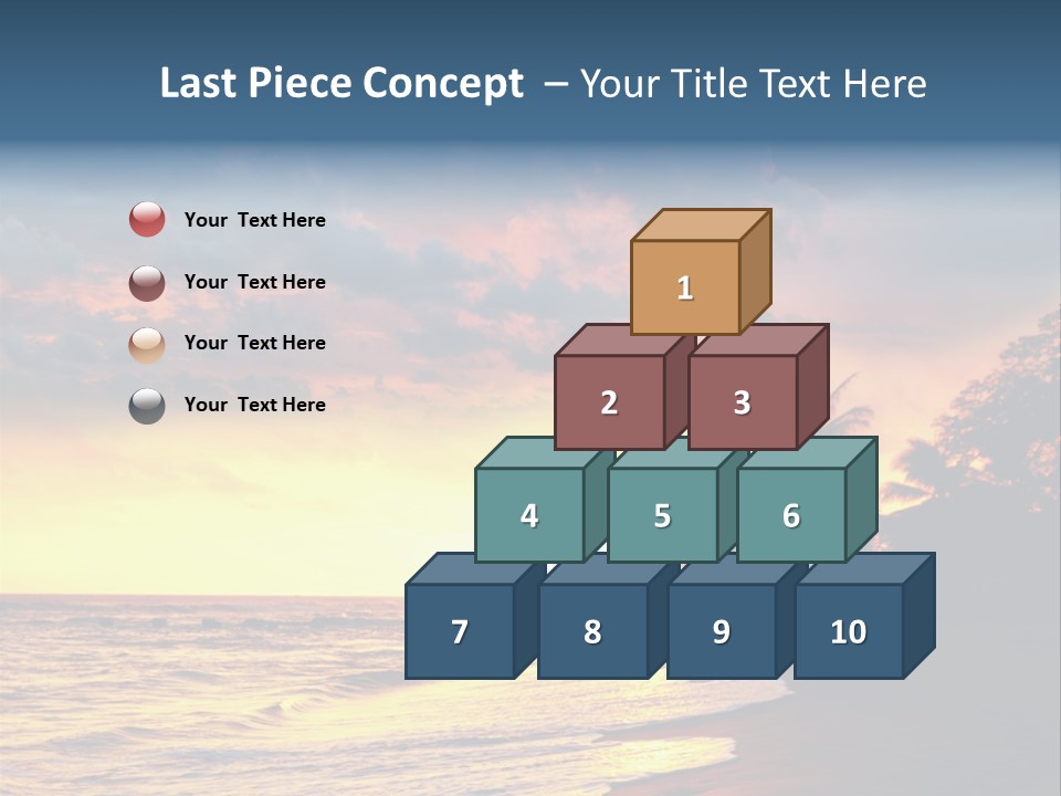 Ocean Duck Tropical Beach PowerPoint Template