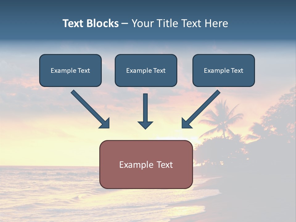 Ocean Duck Tropical Beach PowerPoint Template