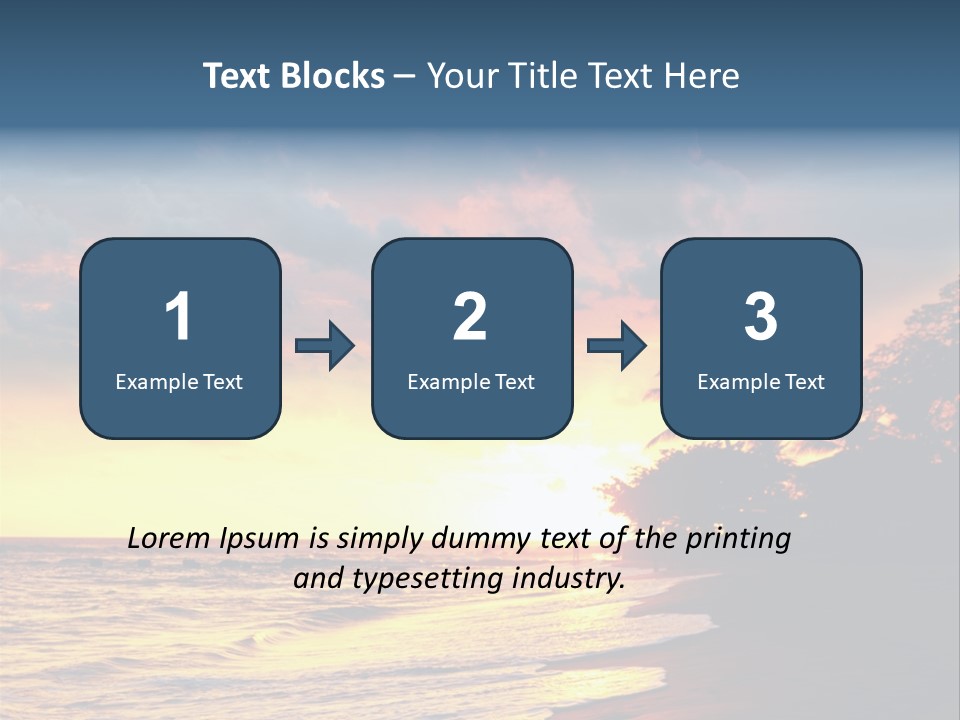 Ocean Duck Tropical Beach PowerPoint Template