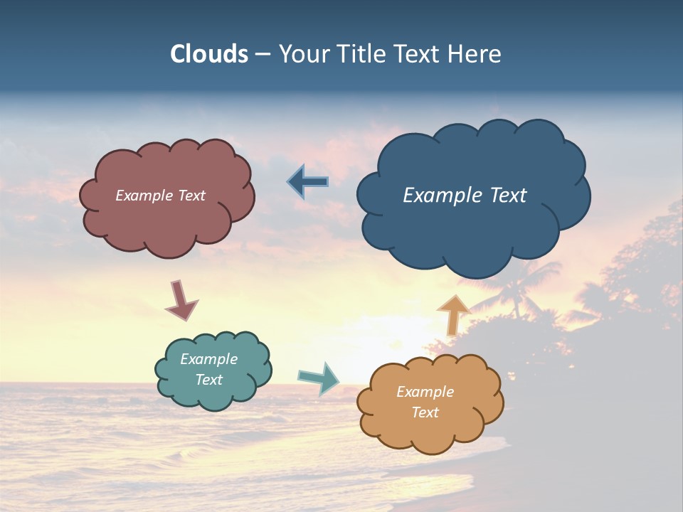 Ocean Duck Tropical Beach PowerPoint Template