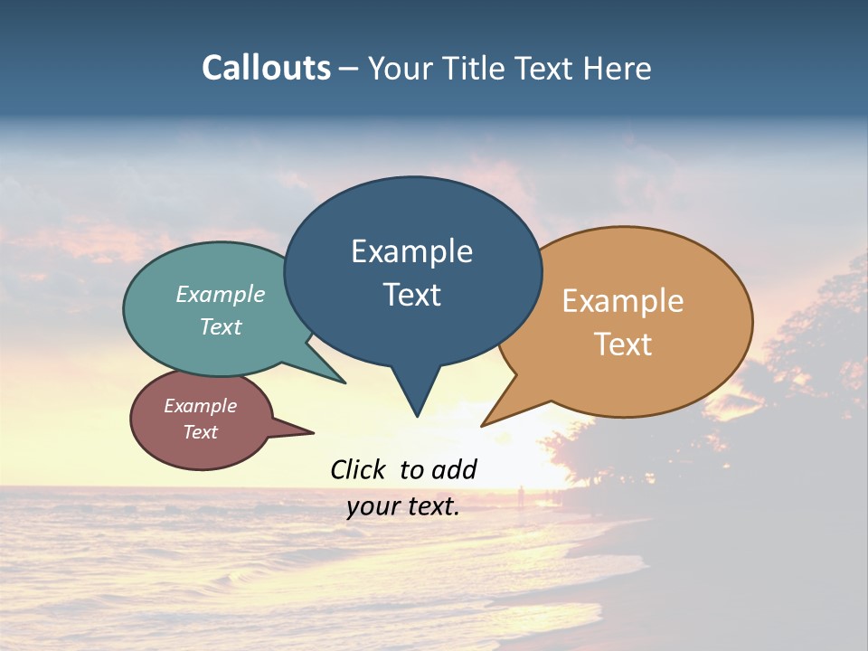 Ocean Duck Tropical Beach PowerPoint Template