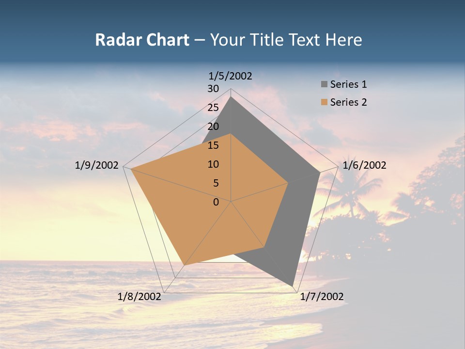 Ocean Duck Tropical Beach PowerPoint Template