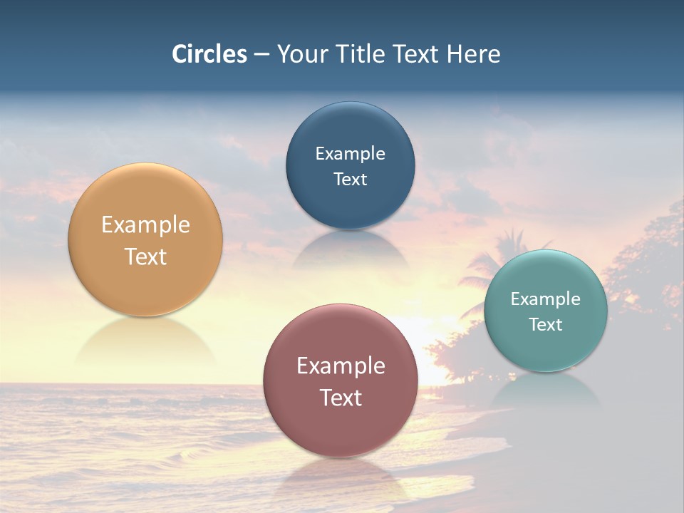 Ocean Duck Tropical Beach PowerPoint Template