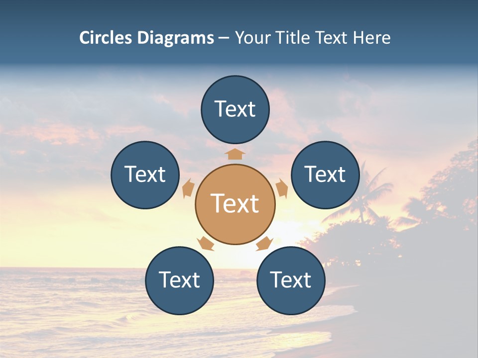 Ocean Duck Tropical Beach PowerPoint Template