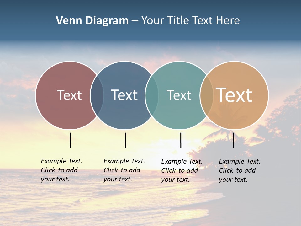 Ocean Duck Tropical Beach PowerPoint Template