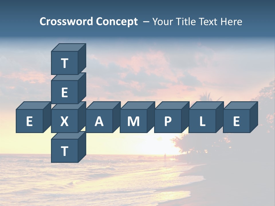 Ocean Duck Tropical Beach PowerPoint Template