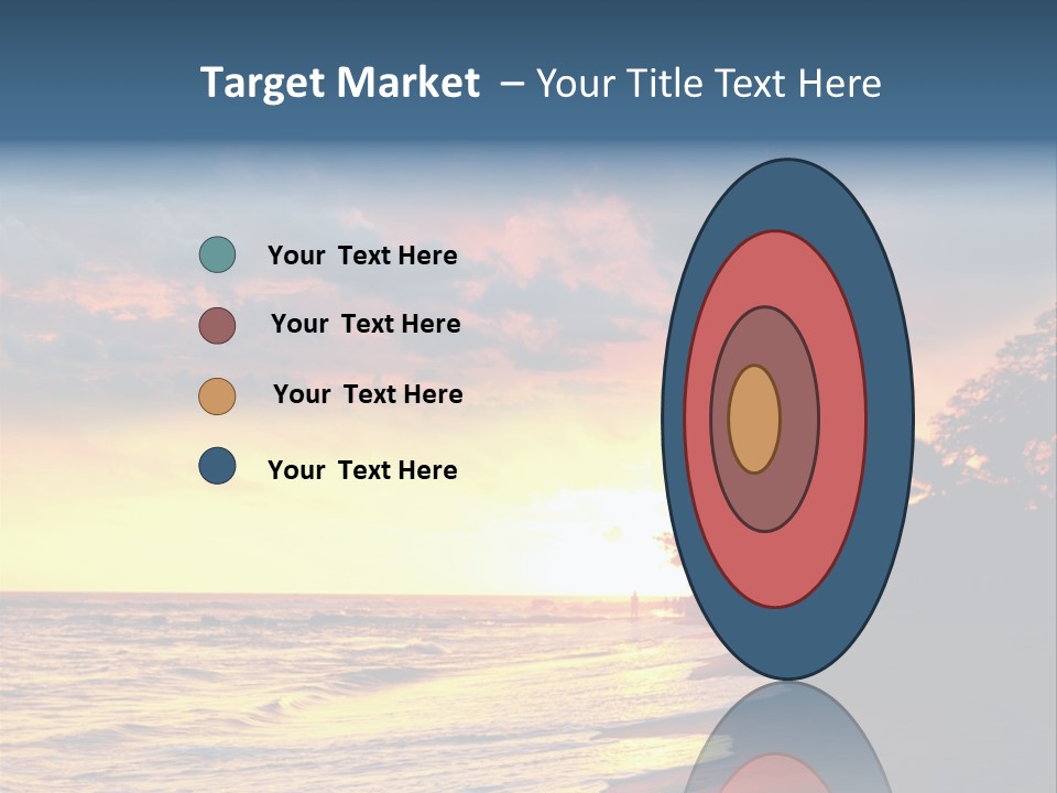 Ocean Duck Tropical Beach PowerPoint Template