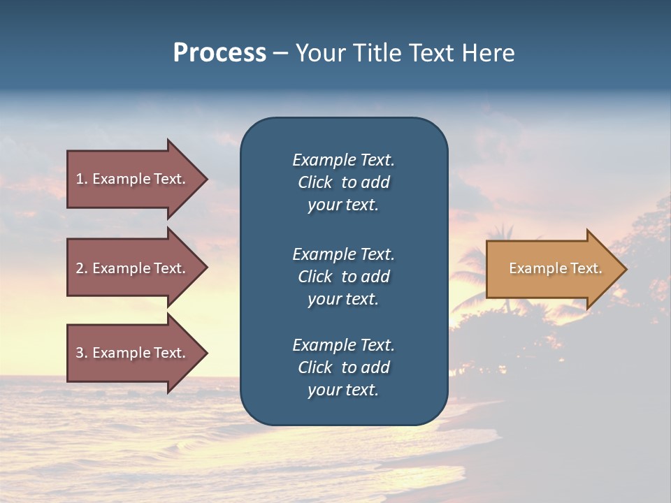 Ocean Duck Tropical Beach PowerPoint Template