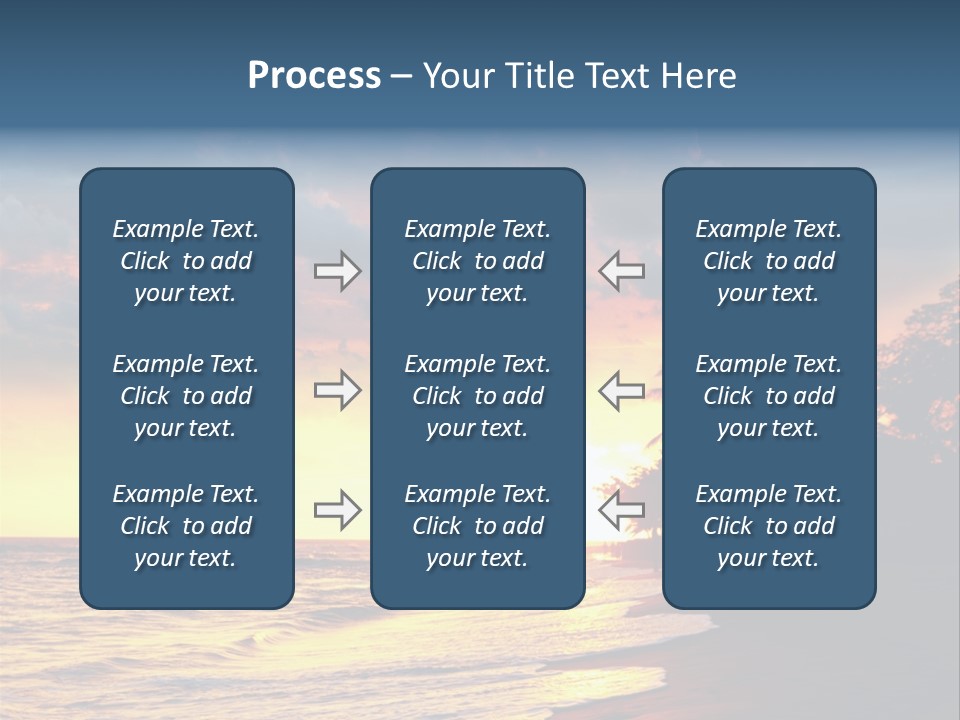 Ocean Duck Tropical Beach PowerPoint Template