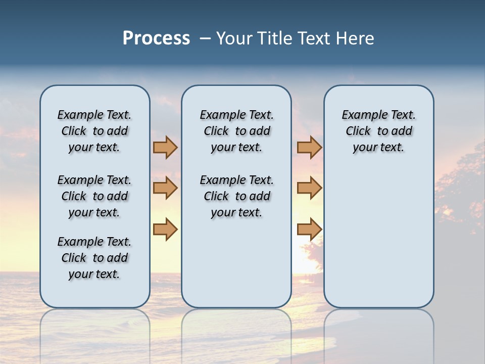 Ocean Duck Tropical Beach PowerPoint Template