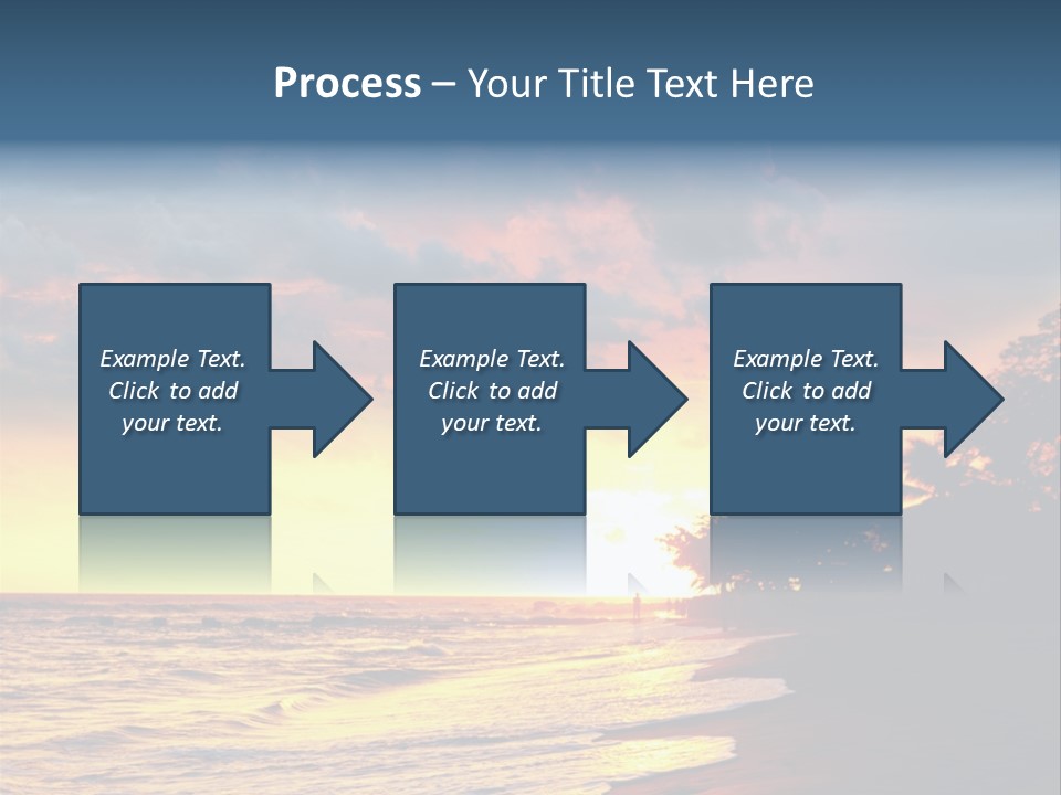 Ocean Duck Tropical Beach PowerPoint Template