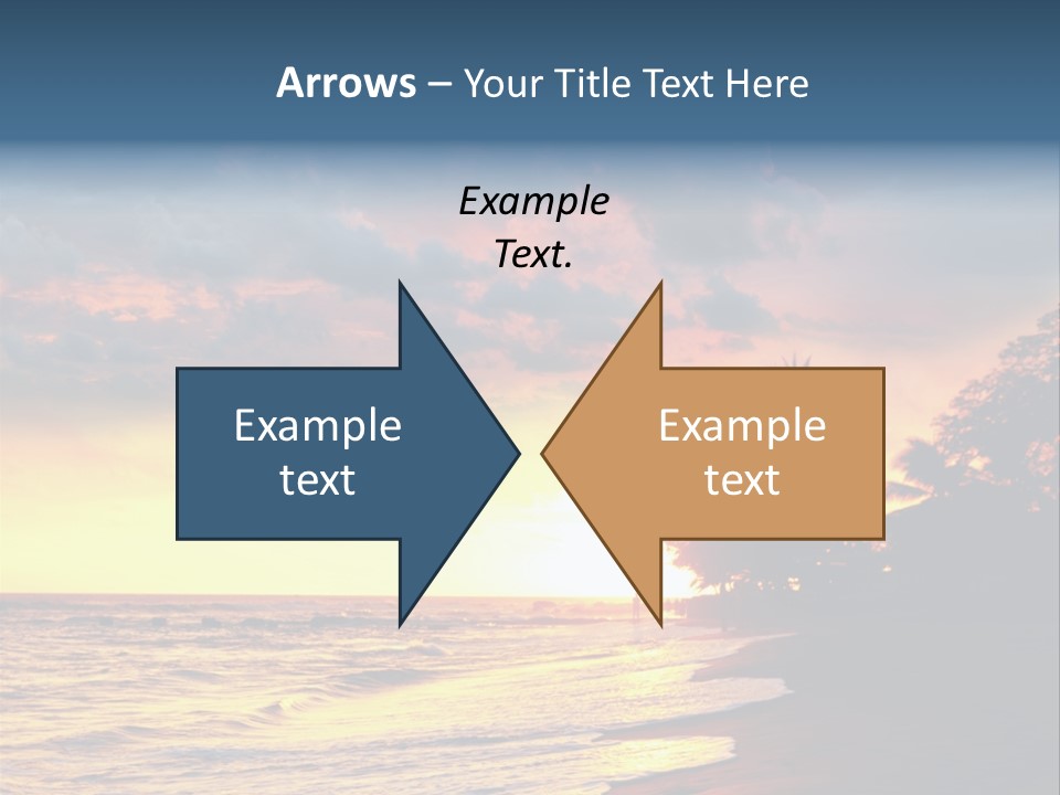 Ocean Duck Tropical Beach PowerPoint Template