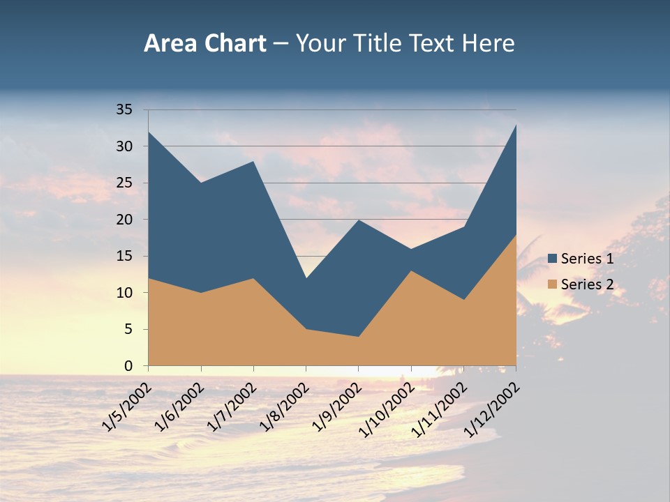 Ocean Duck Tropical Beach PowerPoint Template