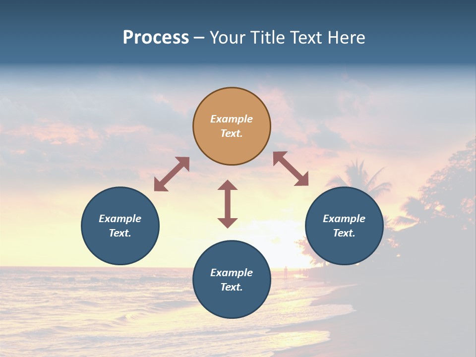 Ocean Duck Tropical Beach PowerPoint Template