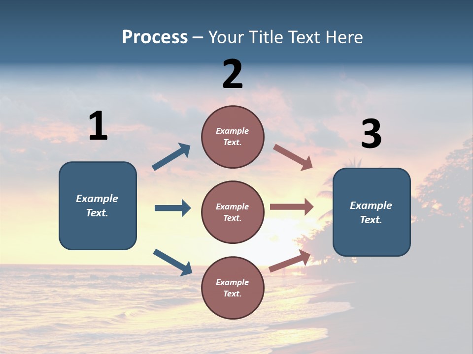 Ocean Duck Tropical Beach PowerPoint Template