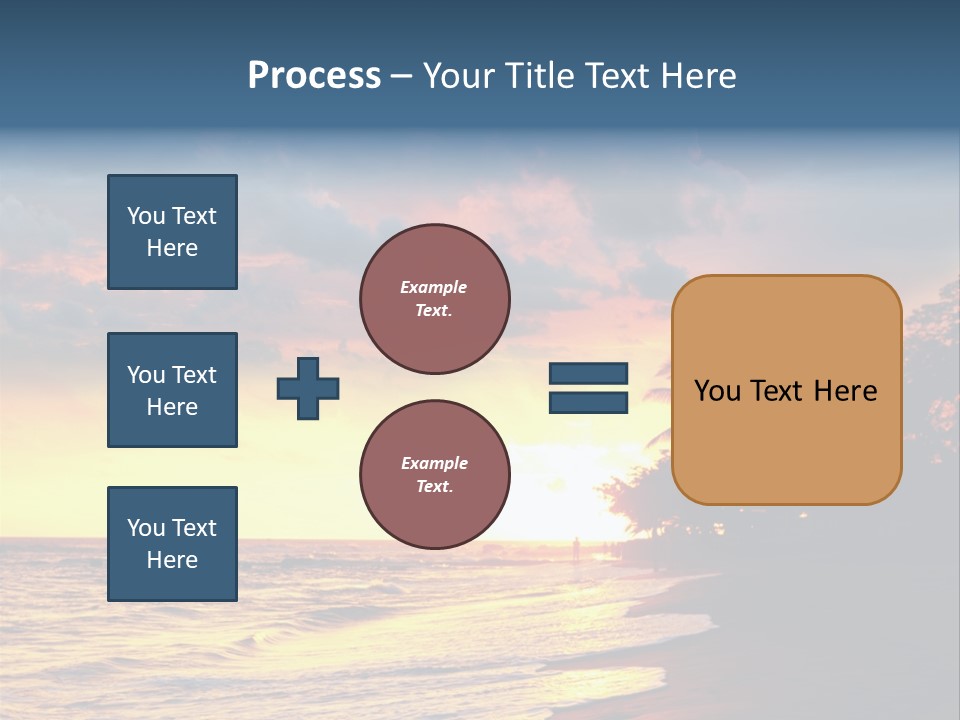 Ocean Duck Tropical Beach PowerPoint Template