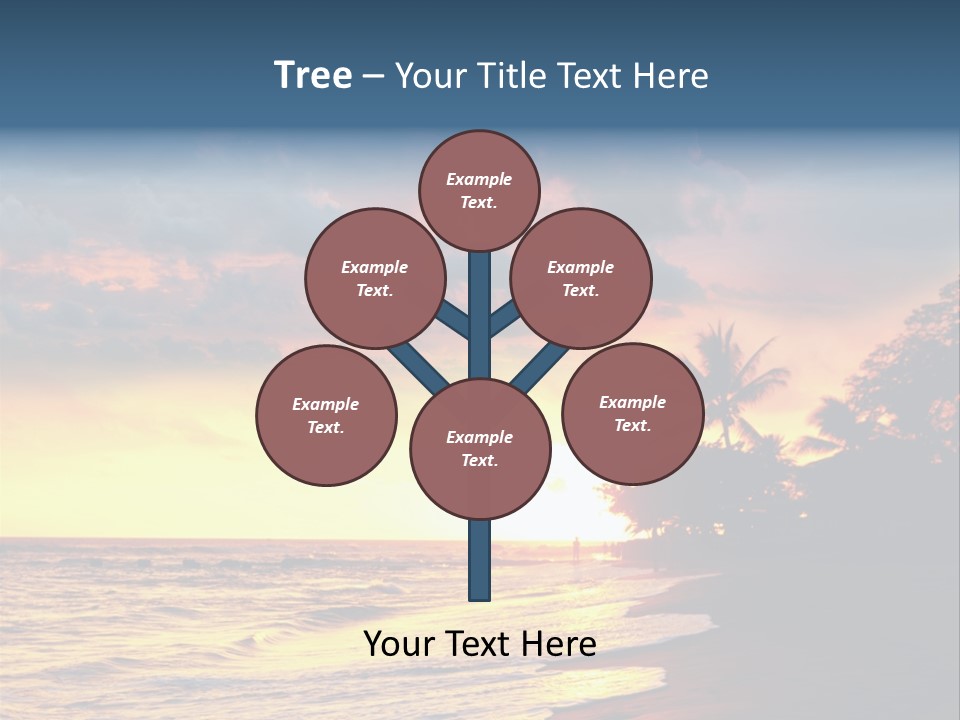 Ocean Duck Tropical Beach PowerPoint Template