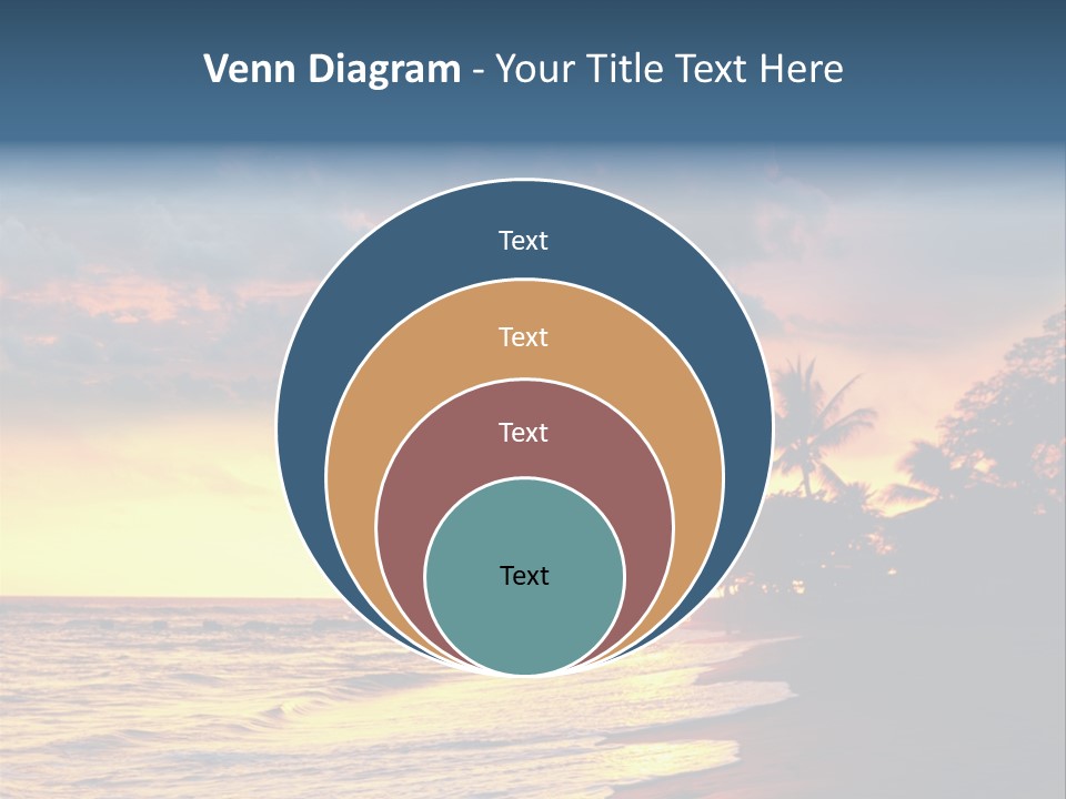 Ocean Duck Tropical Beach PowerPoint Template