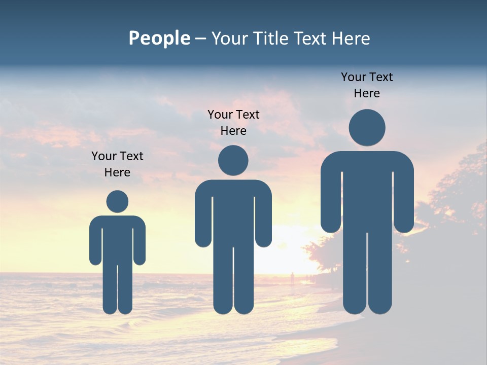 Ocean Duck Tropical Beach PowerPoint Template