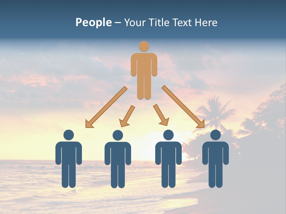 Ocean Duck Tropical Beach PowerPoint Template