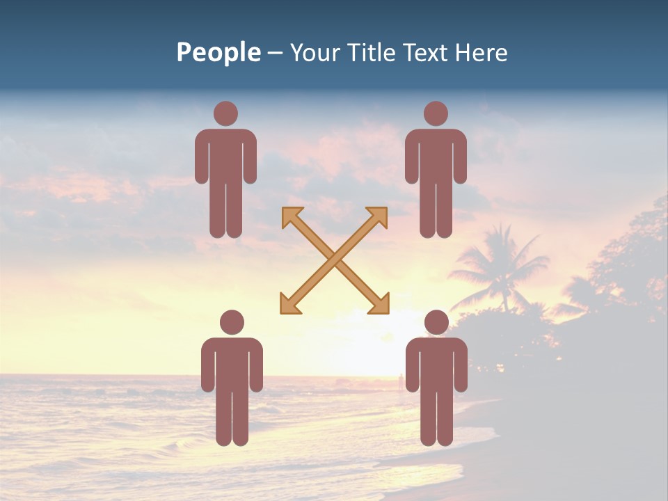 Ocean Duck Tropical Beach PowerPoint Template