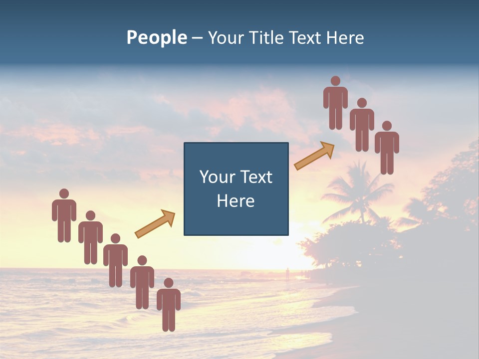 Ocean Duck Tropical Beach PowerPoint Template