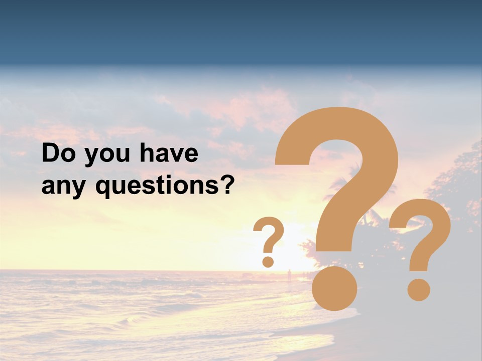 Ocean Duck Tropical Beach PowerPoint Template