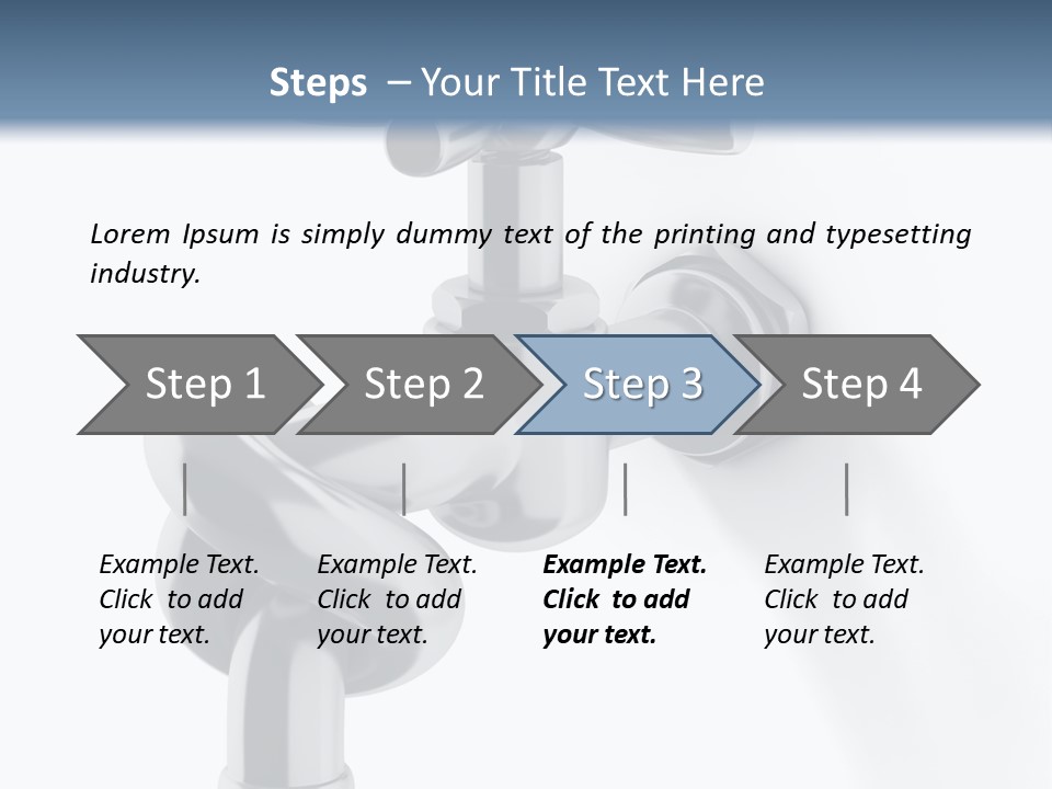 Leak Symbol Economy PowerPoint Template