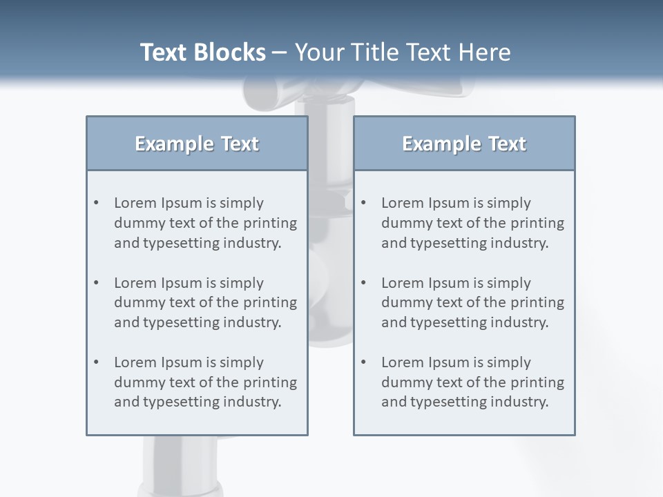 Leak Symbol Economy PowerPoint Template