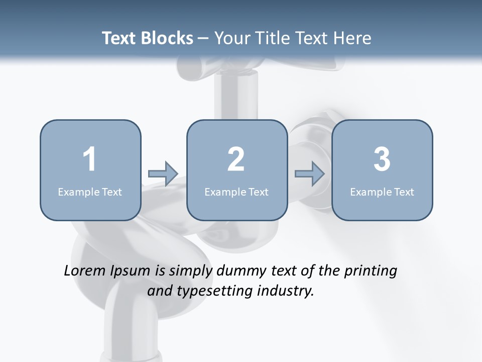 Leak Symbol Economy PowerPoint Template