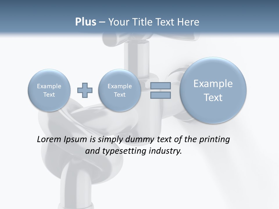 Leak Symbol Economy PowerPoint Template