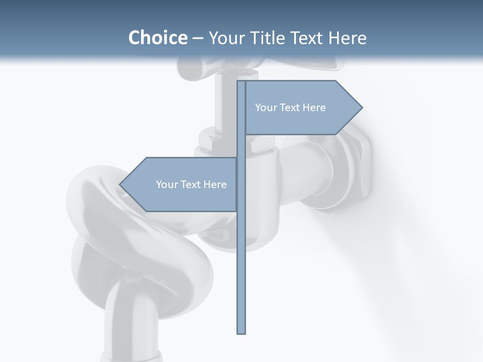 Leak Symbol Economy PowerPoint Template