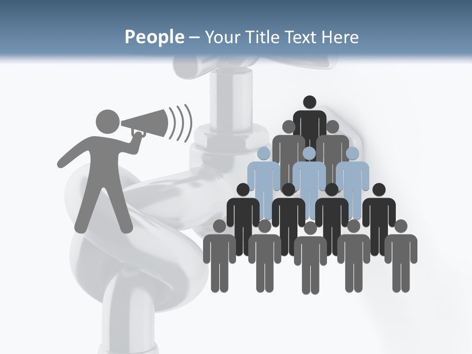 Leak Symbol Economy PowerPoint Template