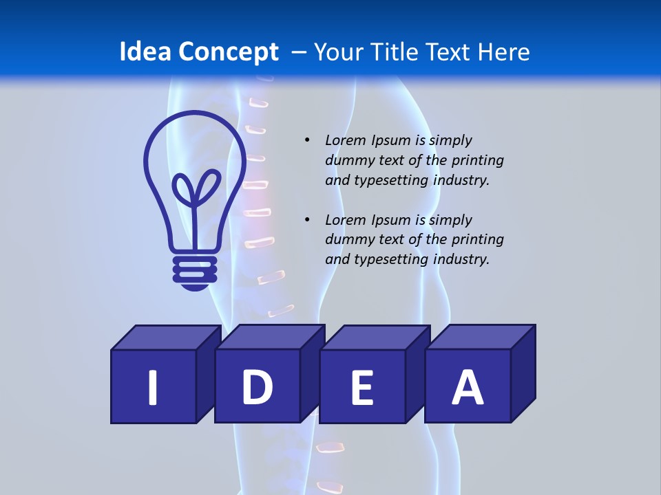 Detail Background Physical PowerPoint Template