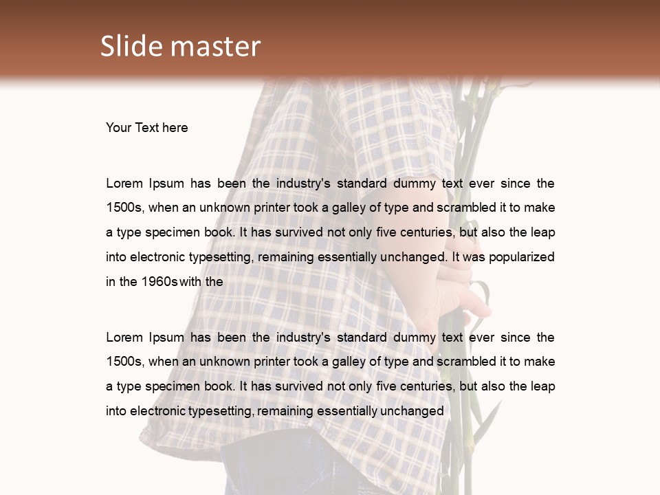 Love Emotion Bouquet PowerPoint Template