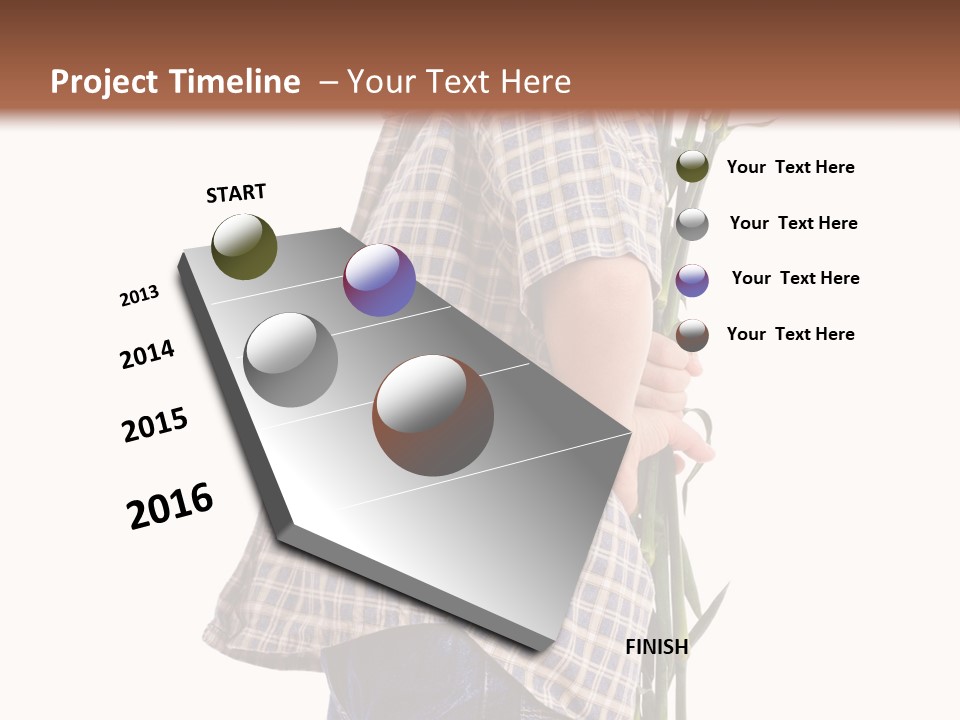 Love Emotion Bouquet PowerPoint Template