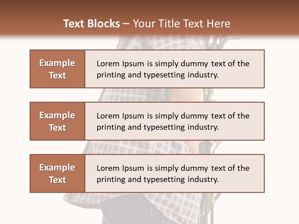 Love Emotion Bouquet PowerPoint Template