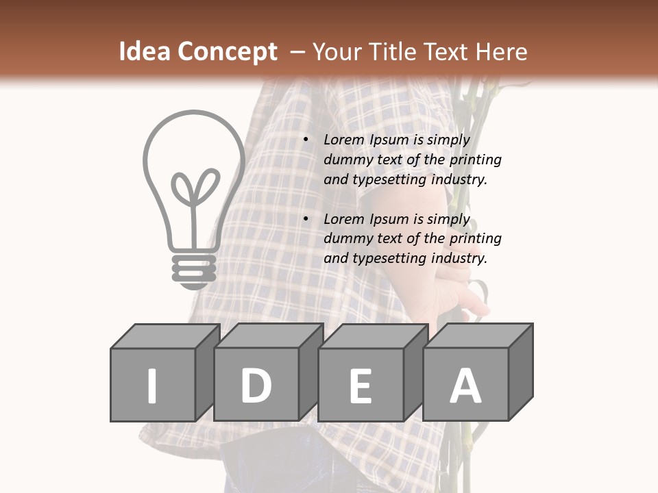 Love Emotion Bouquet PowerPoint Template