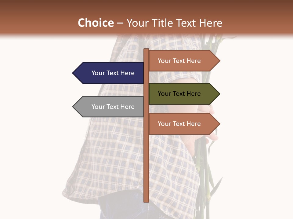 Love Emotion Bouquet PowerPoint Template