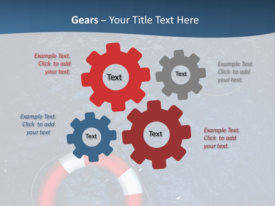 Person Glass Clear PowerPoint Template