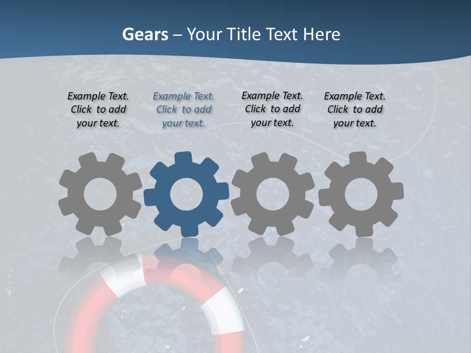 Person Glass Clear PowerPoint Template